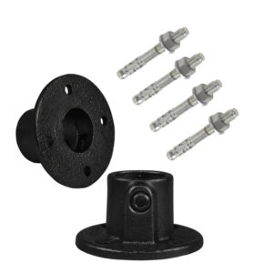 Wall Plate 42MM (Black) M6 Bolts Included 131C C42 C11G32