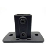 Black Square Base Flange 40MM