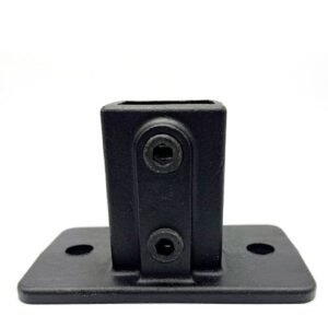 Black Square Base Flange 40MM