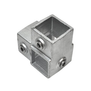 Galvanised Square Three Way Through 40MM