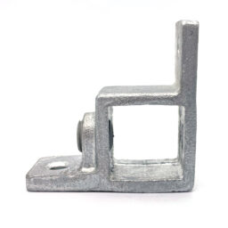 Galvanised Square Double Fixing Pad 90° 40MM