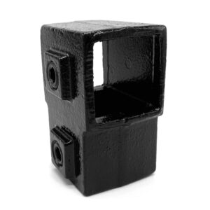 Black Square Short Tee 40MM