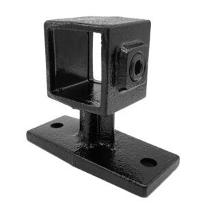 Black Square Handrail Bracket 40MM