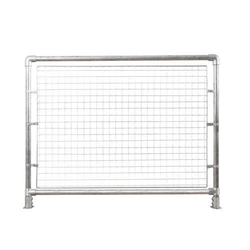 Key-Clamp-Safety-Barrier-Kit-with-Closed-Mesh-Infill