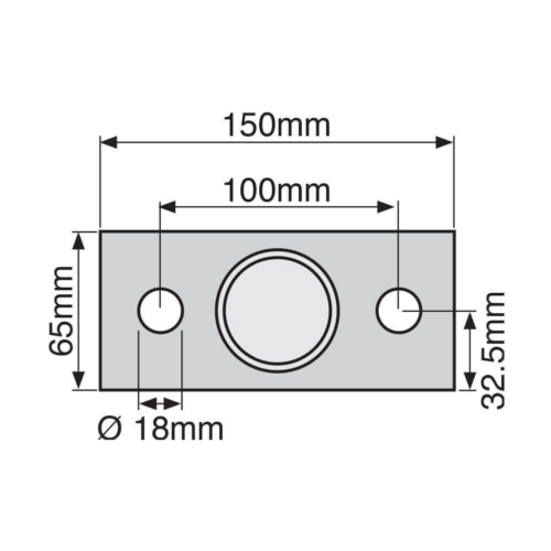 Handrail Standard Footplate Type 2B/4D