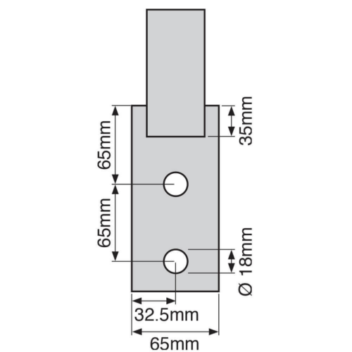Handrail Standard Footplate Type 3C