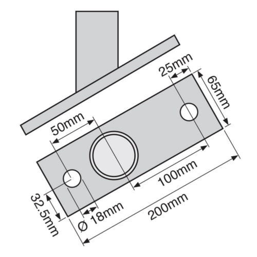 Handrail Standard Footplate Type 7D