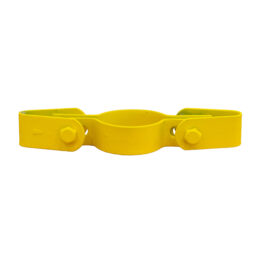 Double Sided Mesh Panel Clip Yellow 42mm