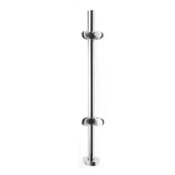 Stainless-Steel Balustrade-Mirror Polished-Simple-135 Degree Corner Post