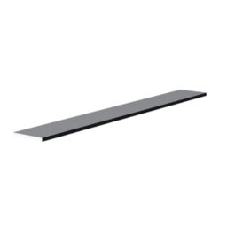 Flat Bar 50 x 5mm 1.8m Long Black Gloss Aluminium