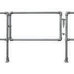 Key-Clamp-Self-Closing-Half-Height-Sprung-Gate