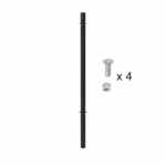 Concrete-In-Corner-Post-Includes-Cleats-Fittings