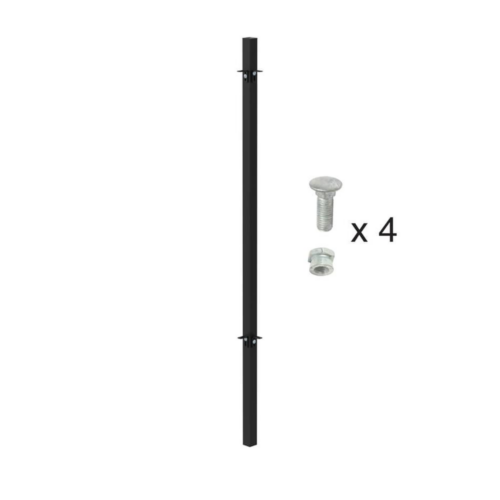 Concrete-In-Corner-Post-Includes-Cleats-Fittings
