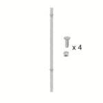 Concrete-In-Corner-Post-Includes-Cleats-Fittings